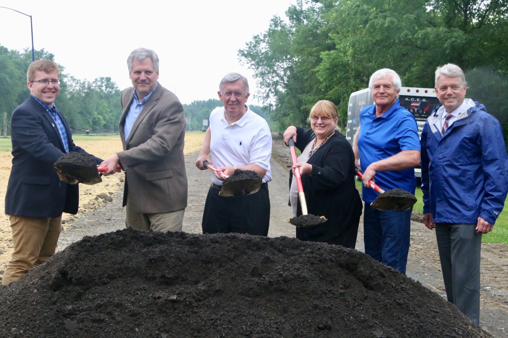 Champlain Canalway Trail groundbreaking